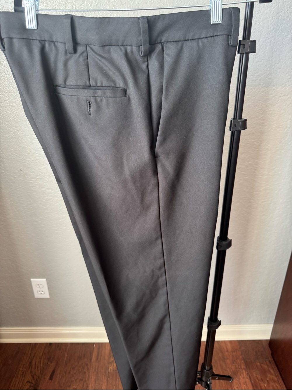Haggar Dark Grey Men's Dress Pants - Straight Leg